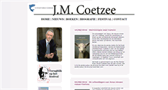 Desktop Screenshot of jmcoetzee.nl
